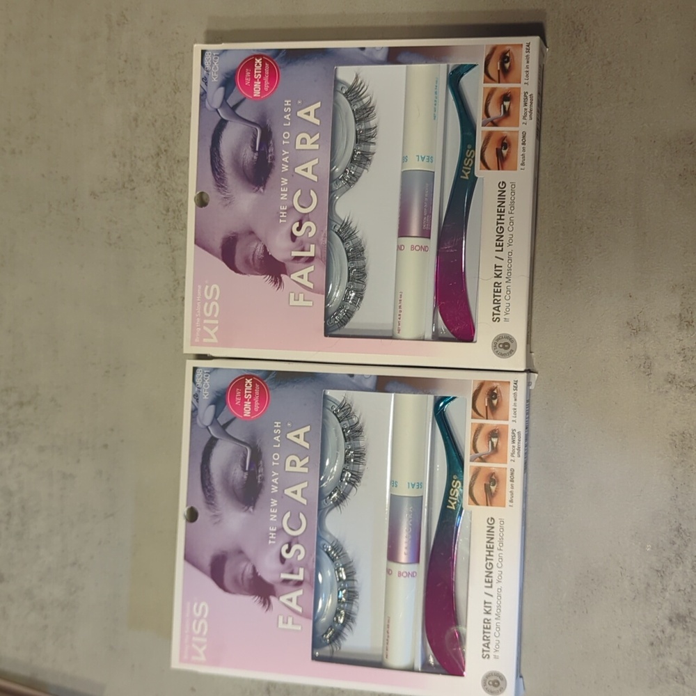 2 Kiss Falscara Starter Kits NEW